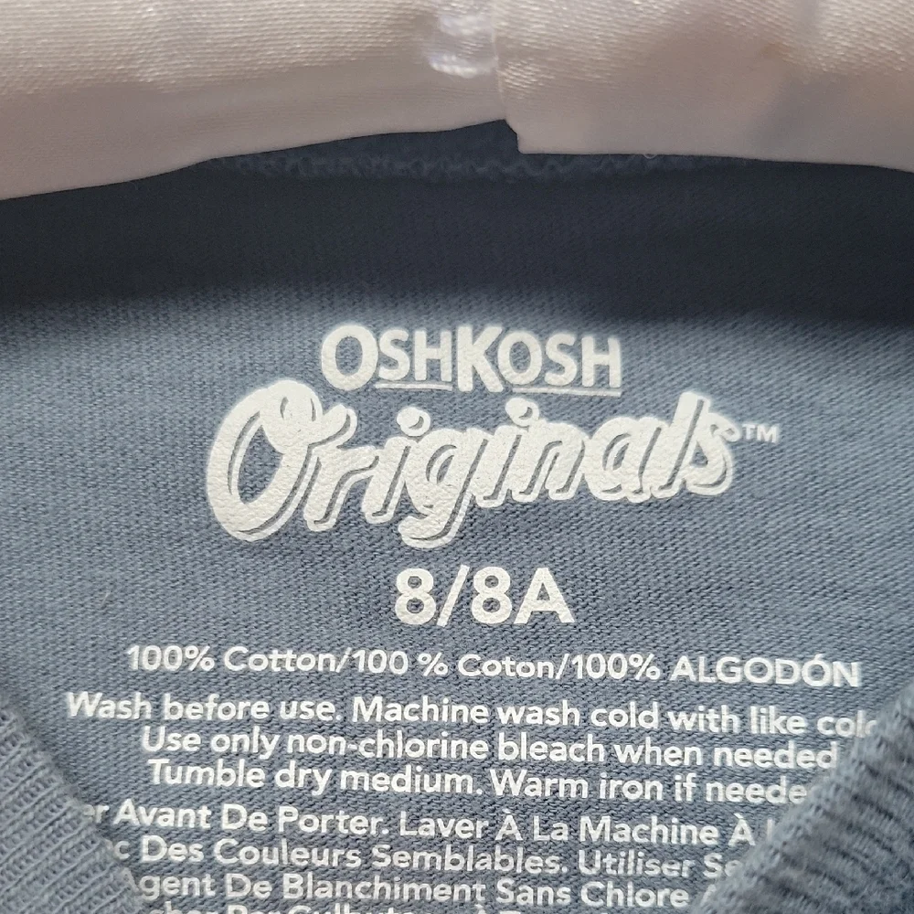 OshKosh B'gosh Blue Cosmic Warrior Tee SIZE 8